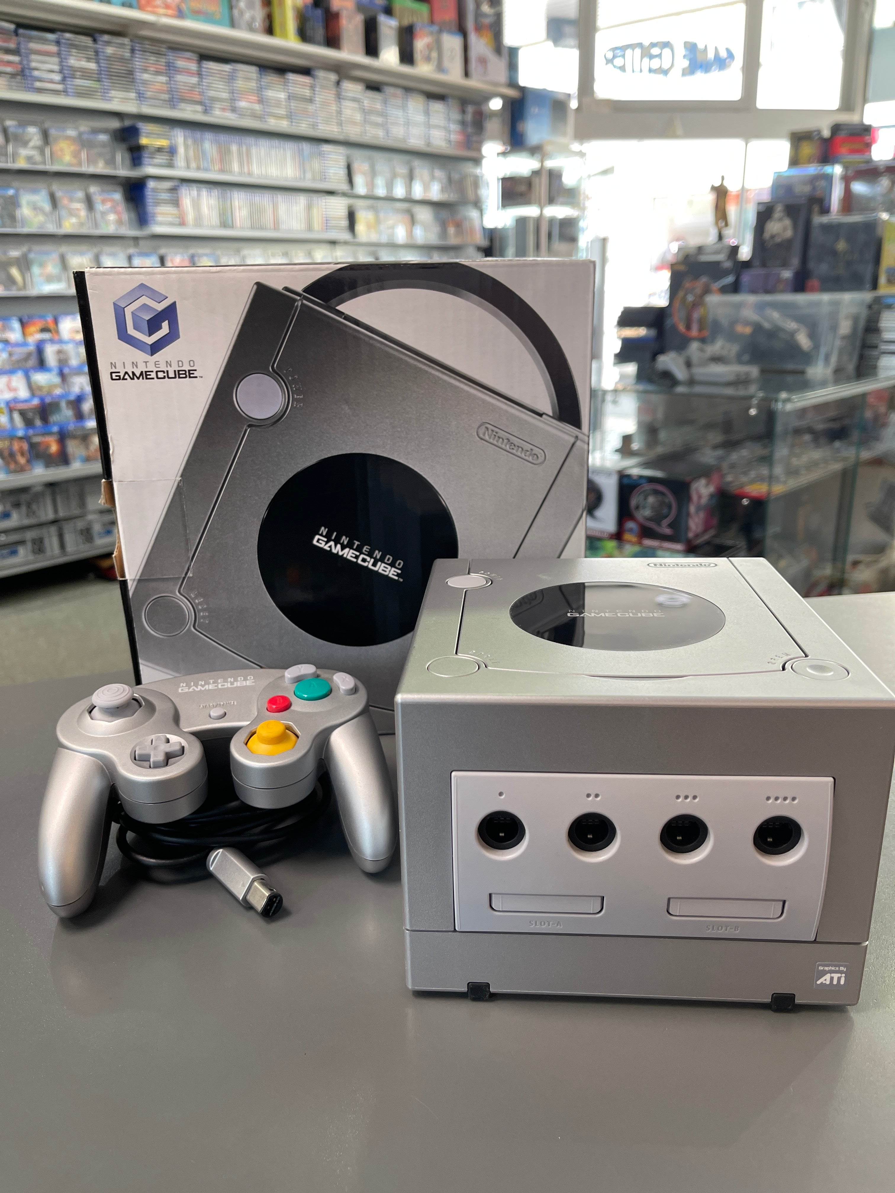 Nintendo GameCube Limited Edition Platinum NTSC Version OVP Neuwertig