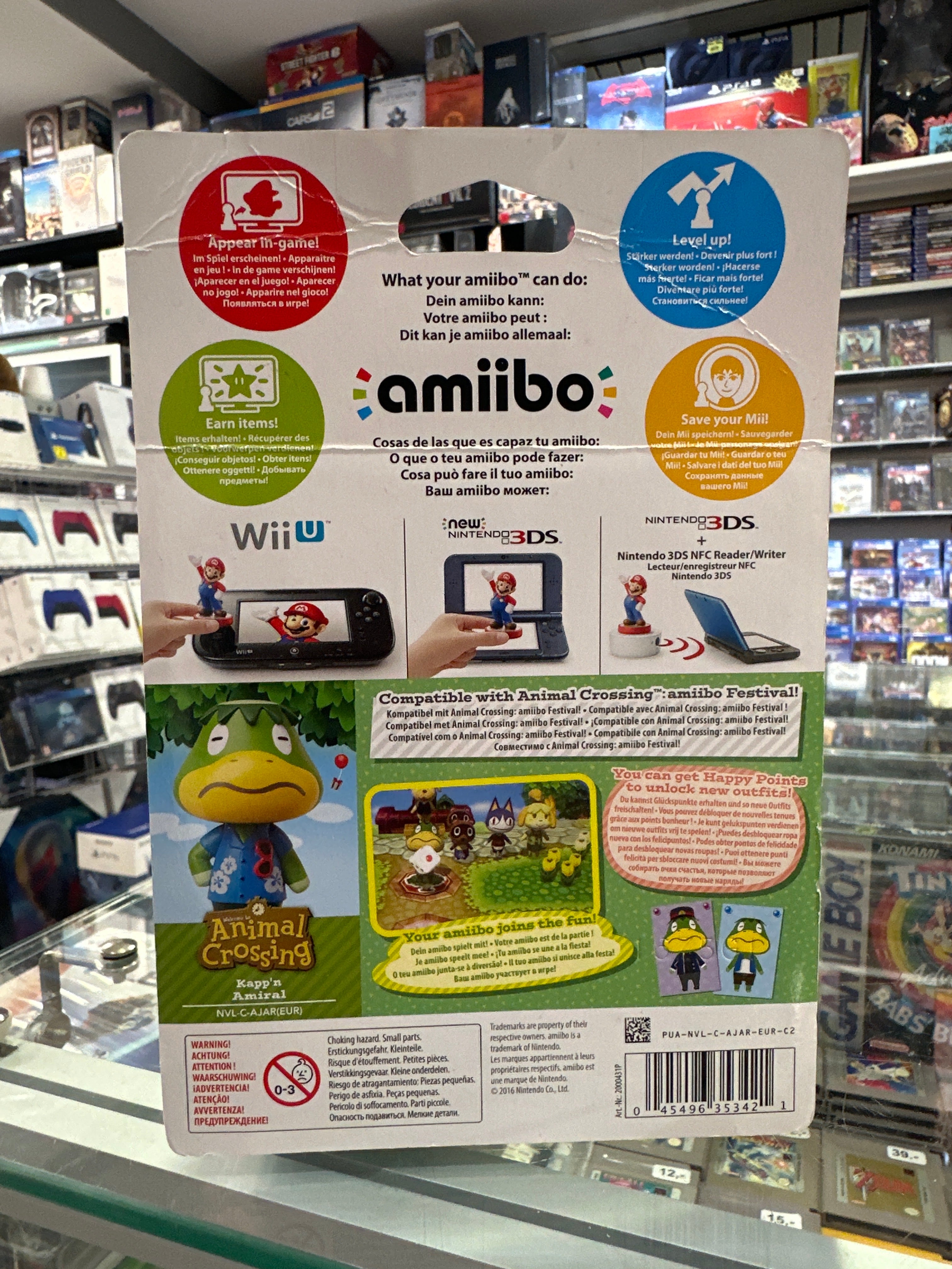 Amiibo Animal Crossing Käpten Neu