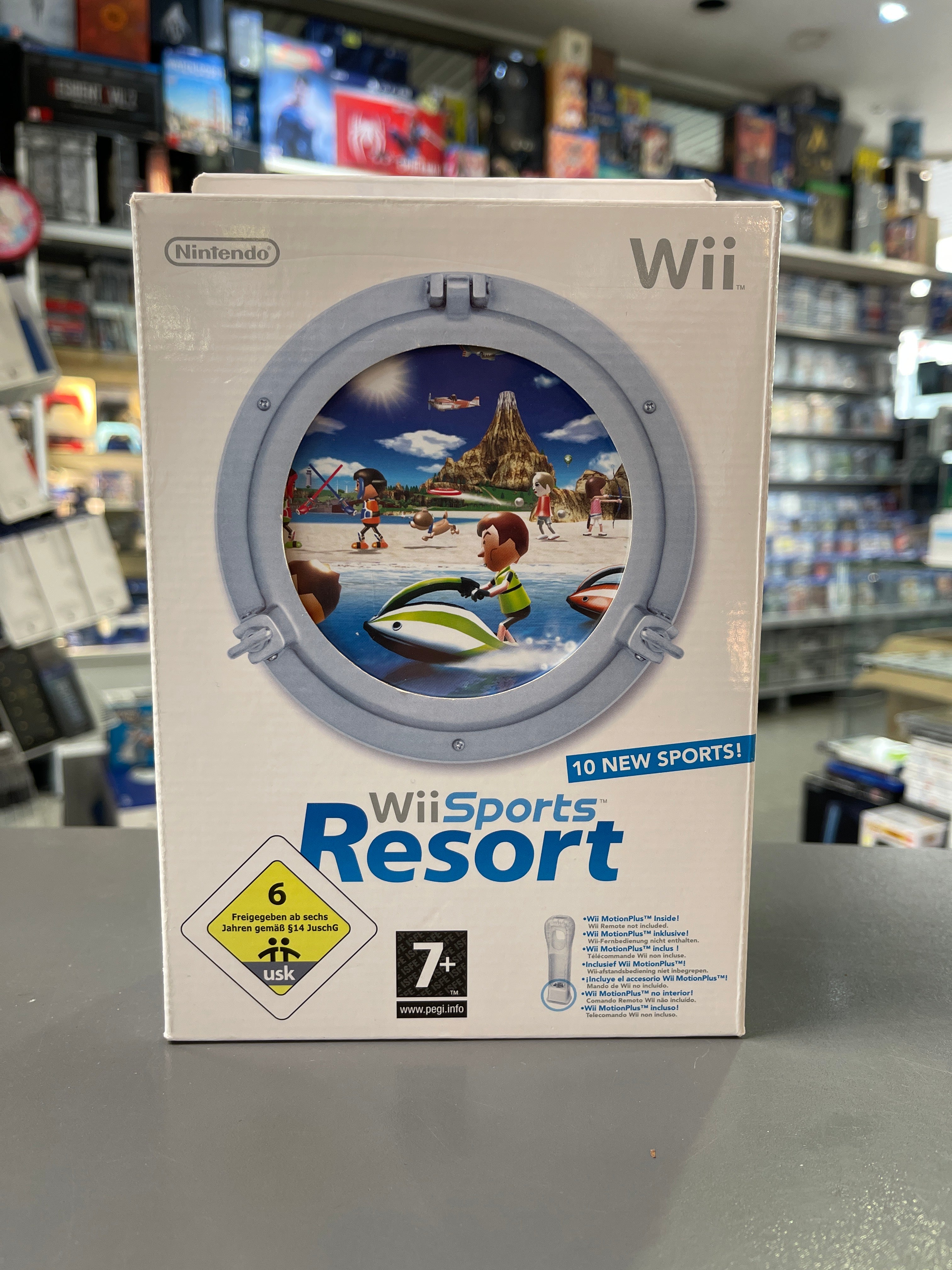 Wii Sports Resort in OVP mit Motion Plus