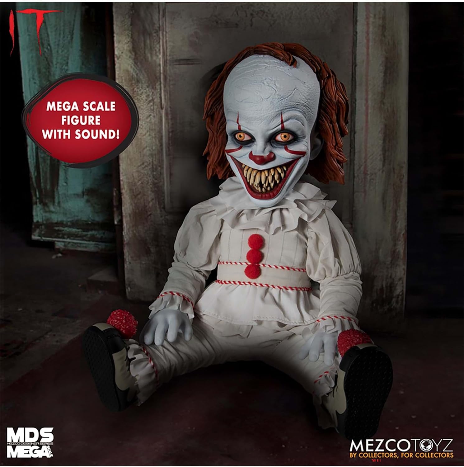 Es Kapitel 2 Designer Series Sprechende Puppe Sinister Pennywise 38 cm