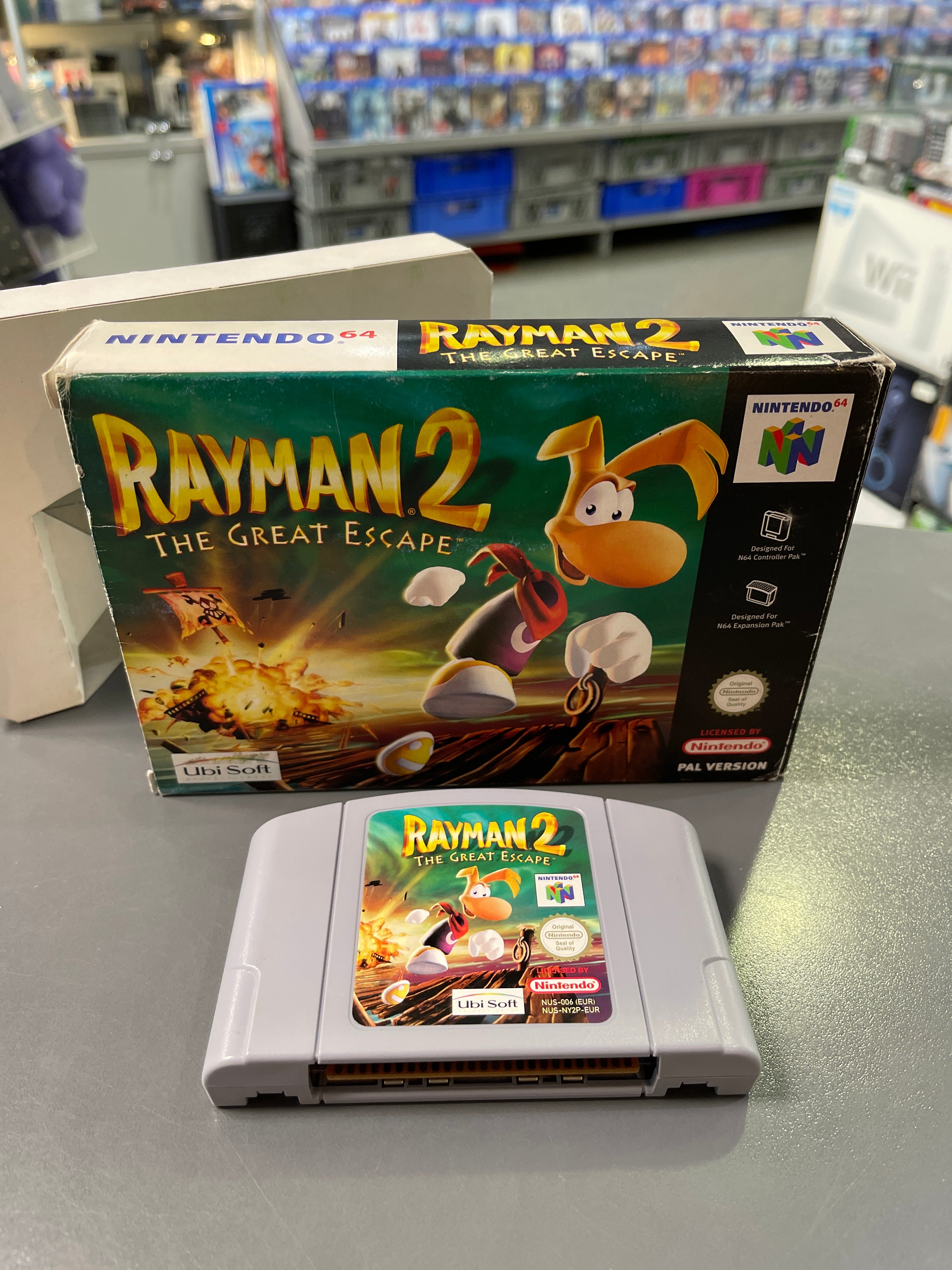 Rayman 2 The Great Escape OVP Nintendo 64