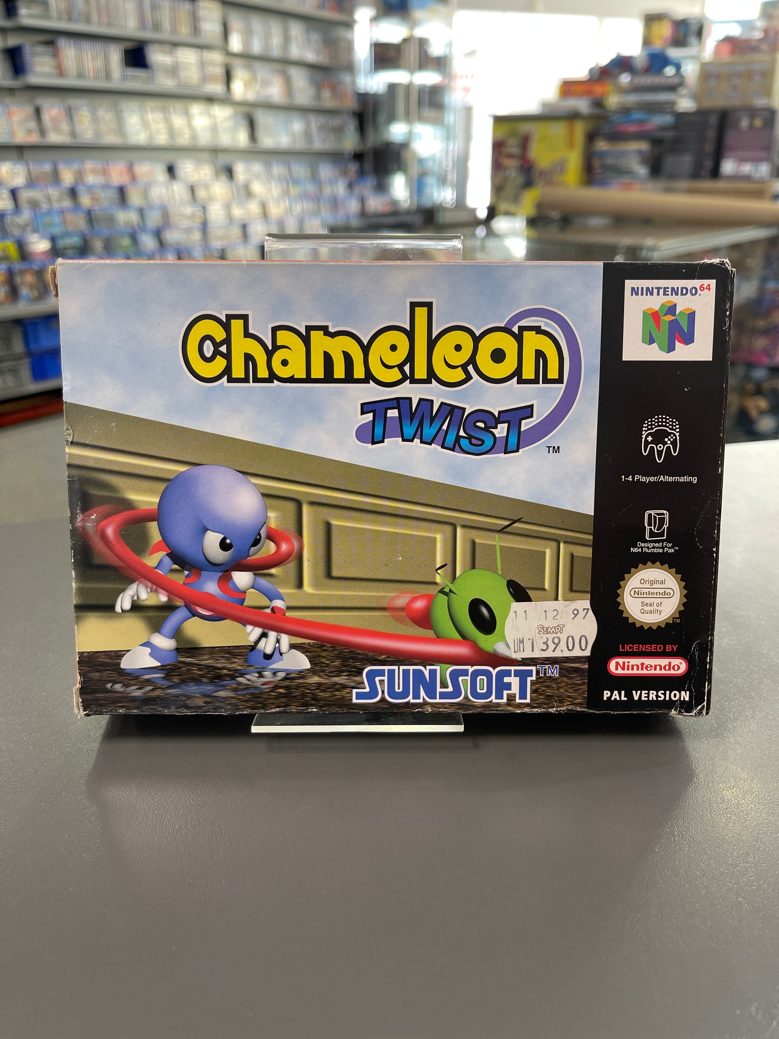 Chameleon Twist N64 OVP