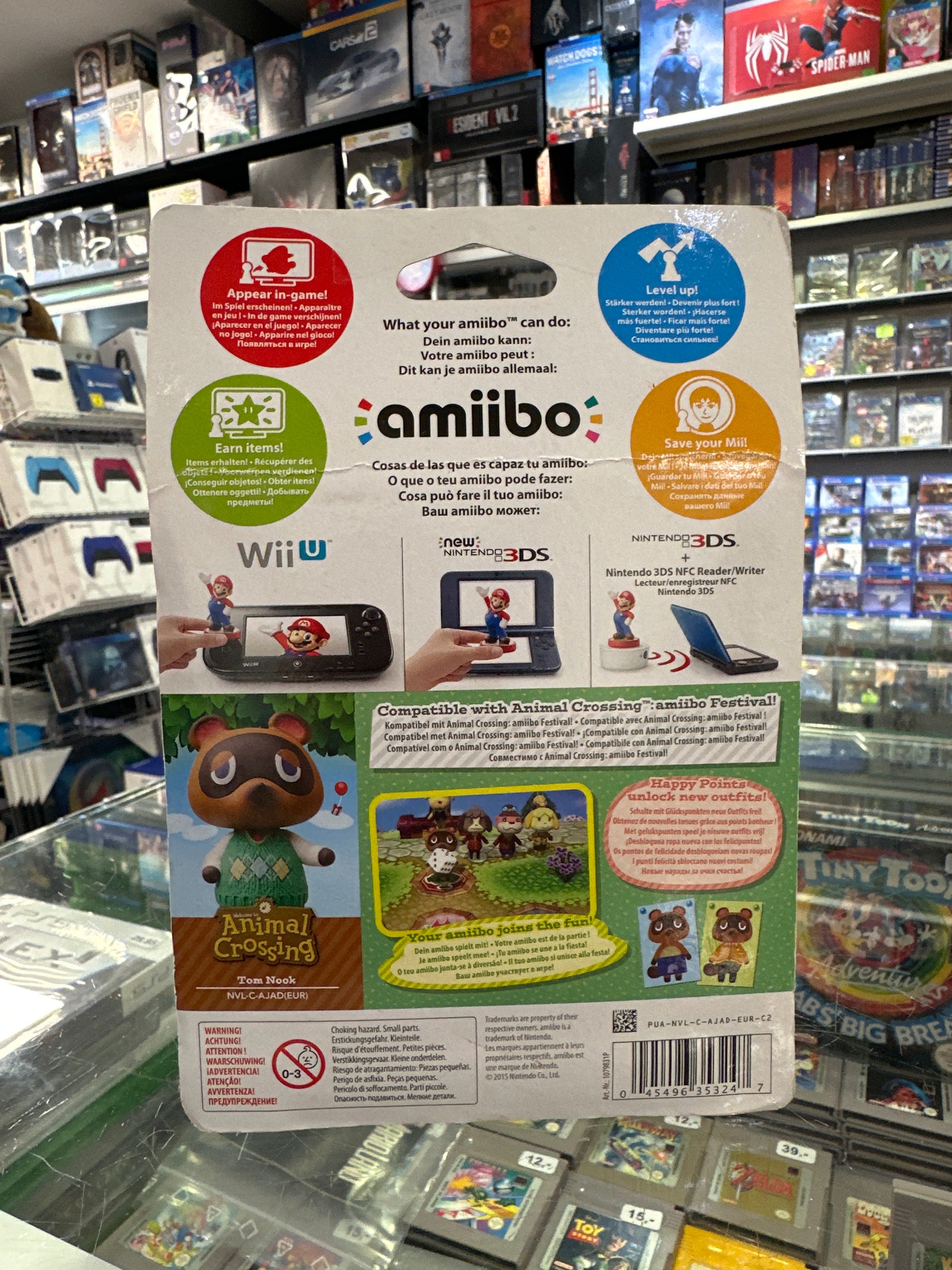 Amiibo Animal Crossing Tom Nook Neu