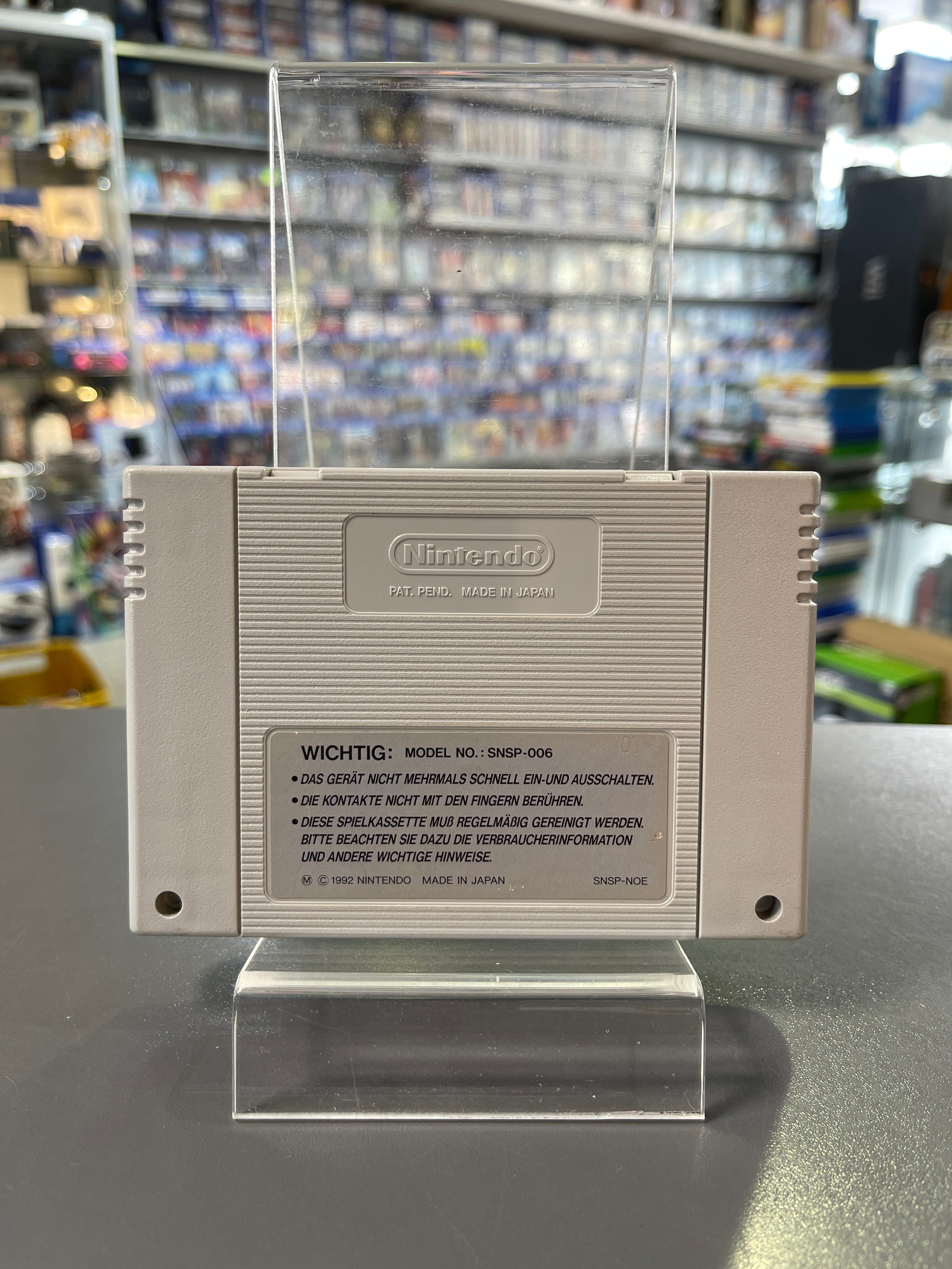 Die Schlümpfe reisen um die Welt Nintendo SNES Modul