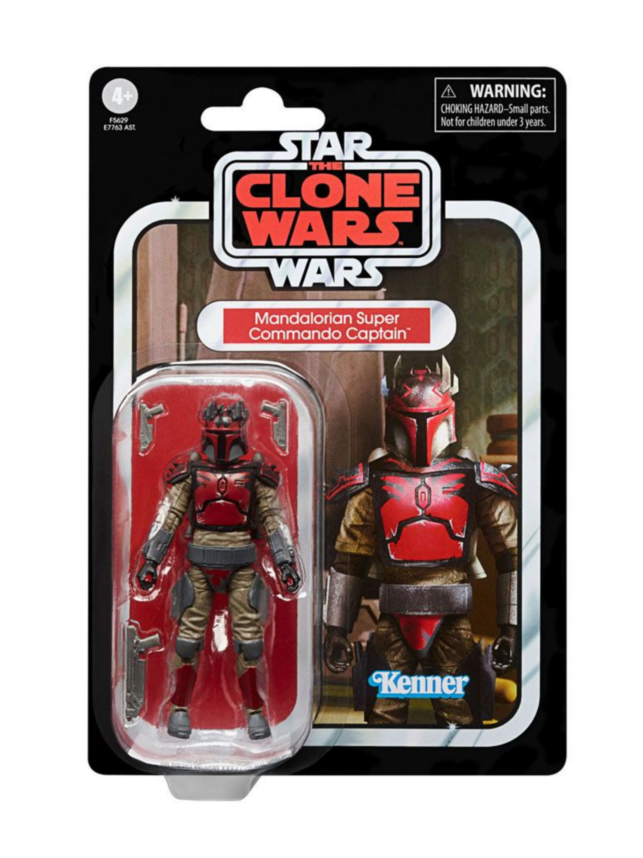 Star Wars: The Clone Wars Vintage Collection Actionfigur 2023 Mandalorian Super Commando Captain 10 cm