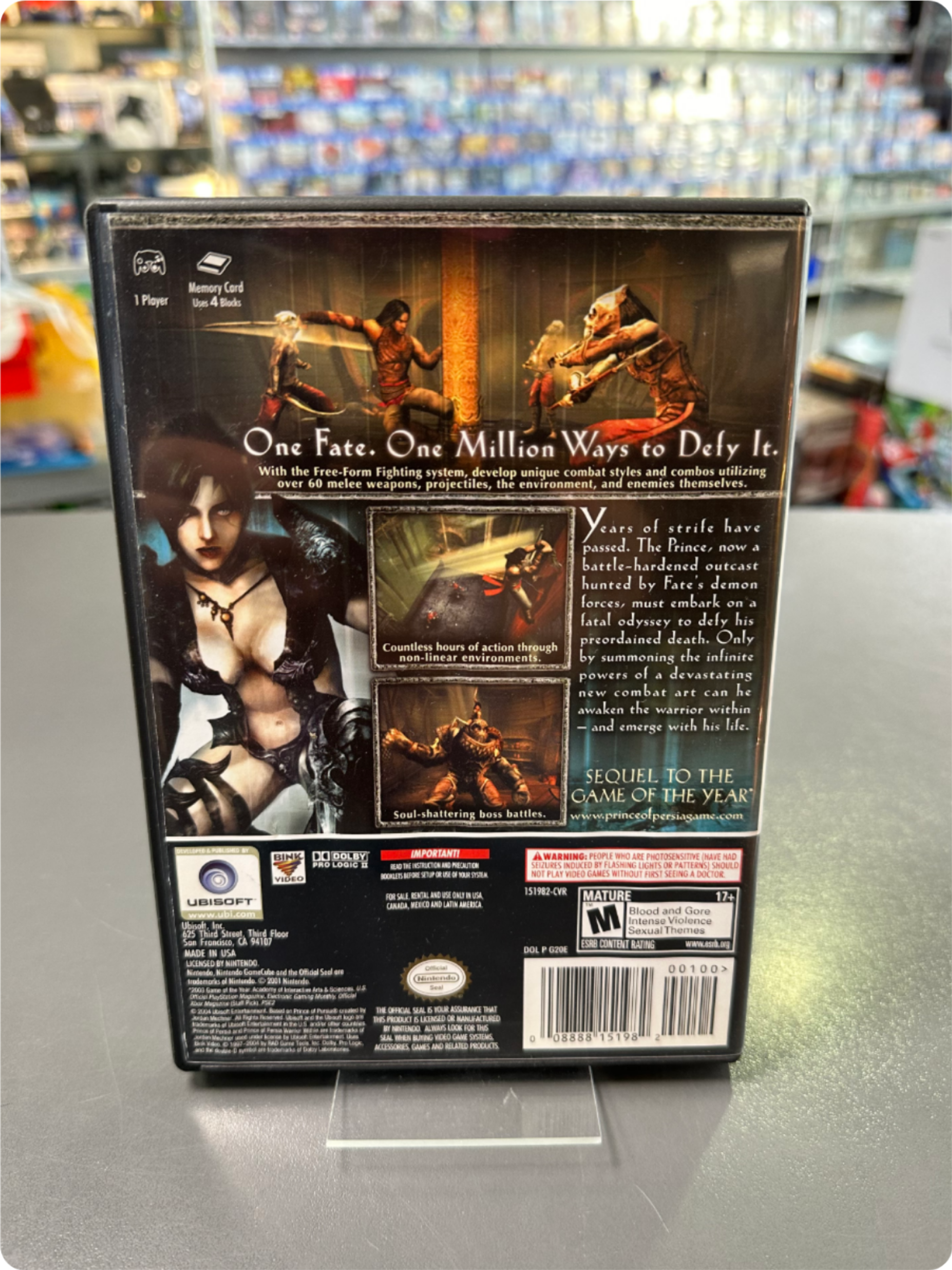 Prince of Persia Warrior Nintendo GameCube (US-Version)