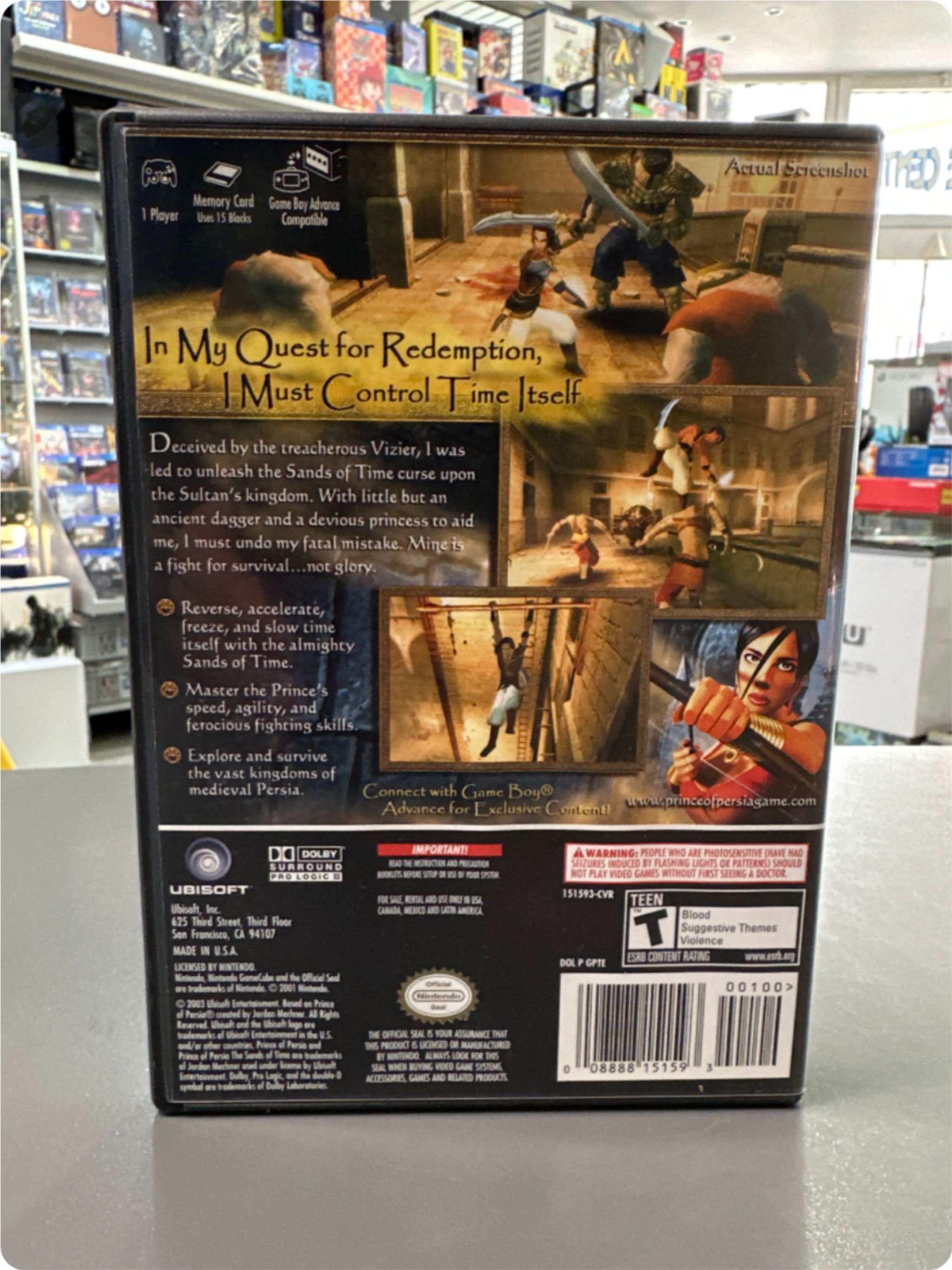 Prince of Persia: The Sands of Time CIB (US-Version)