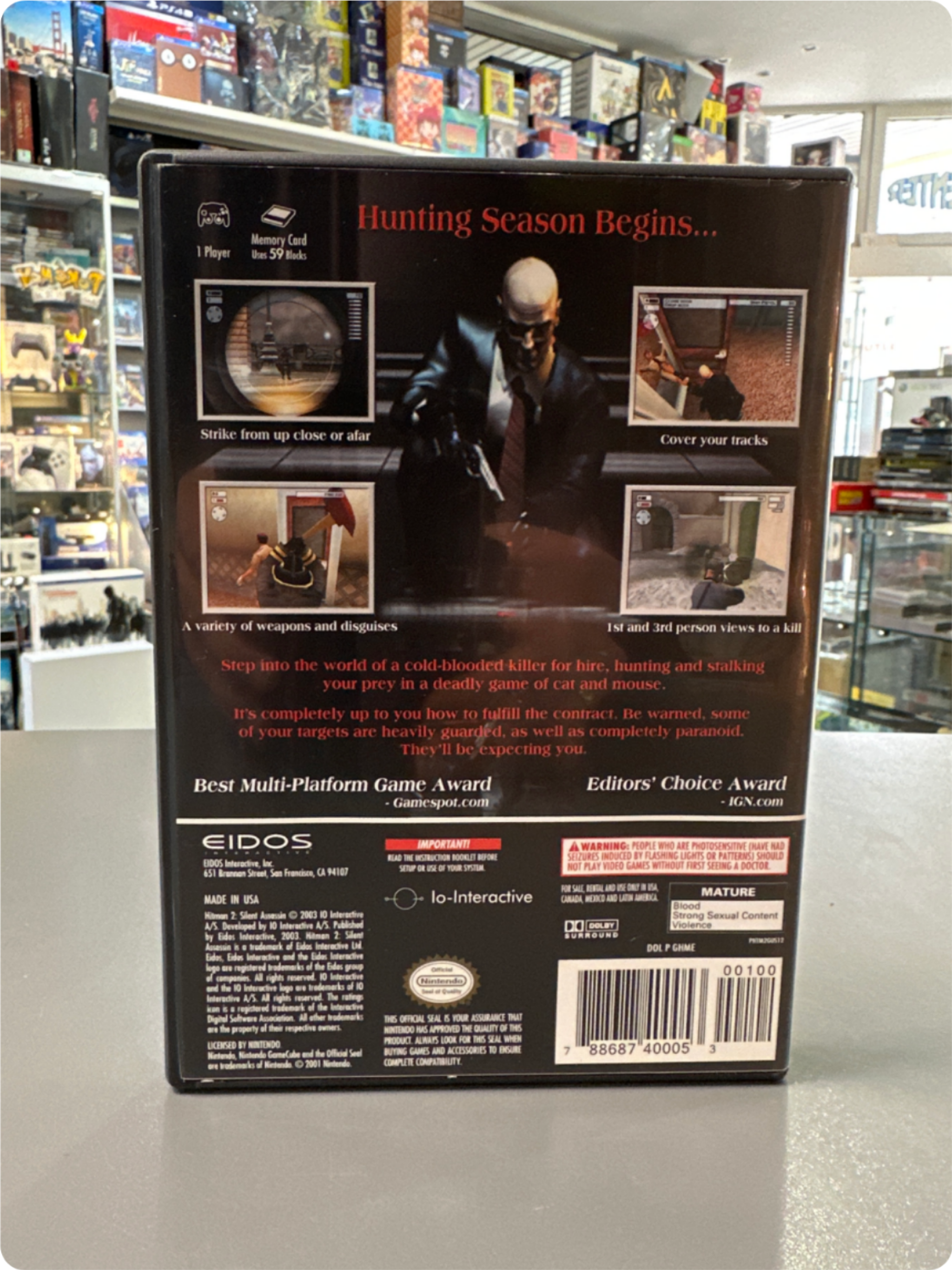 Hitman 2 Silent Assassin CIB (US-Version)