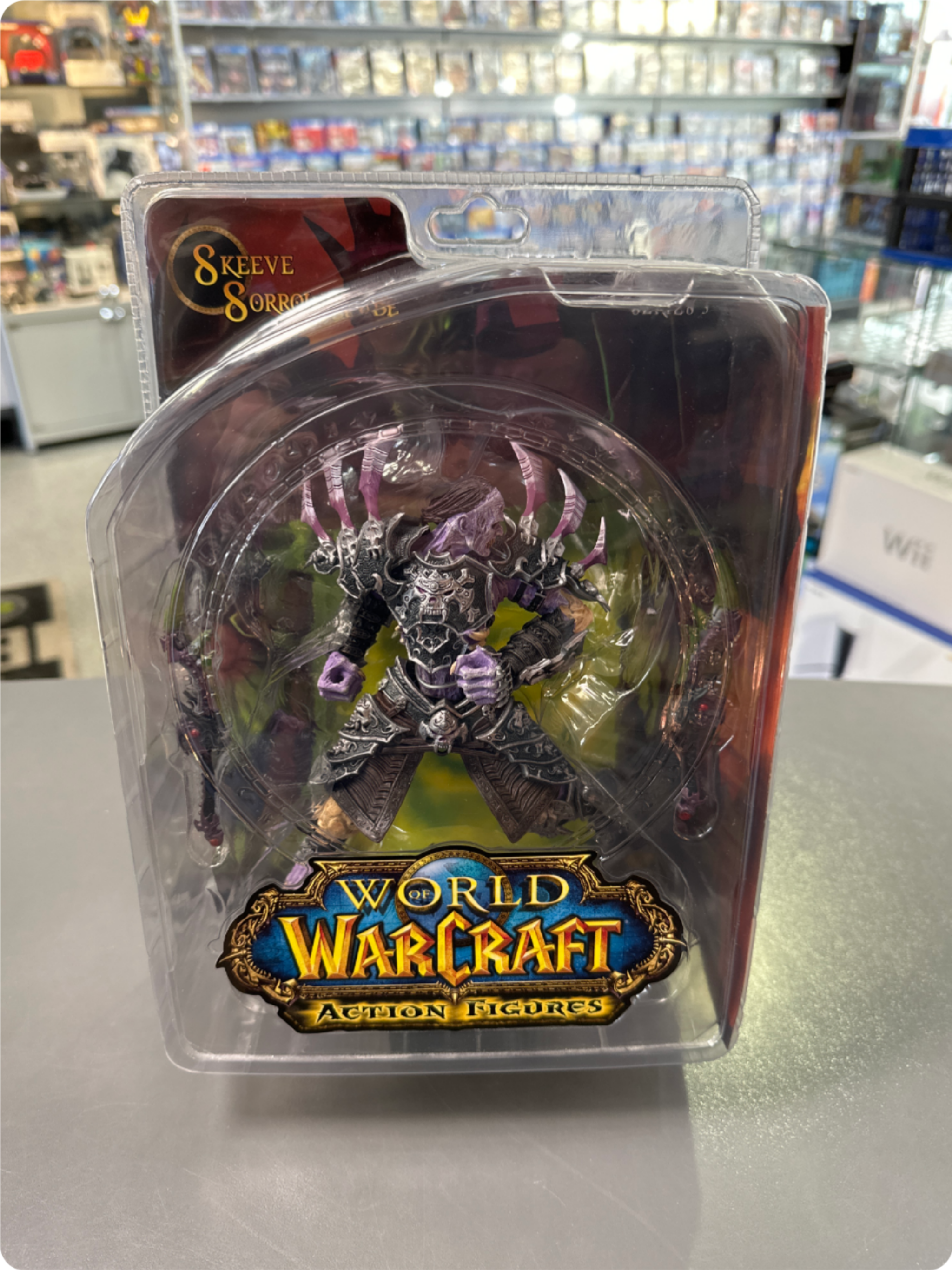 World of Warcraft Action Figur - SKEEVE SORROWBLADE - Serie 3 OVP