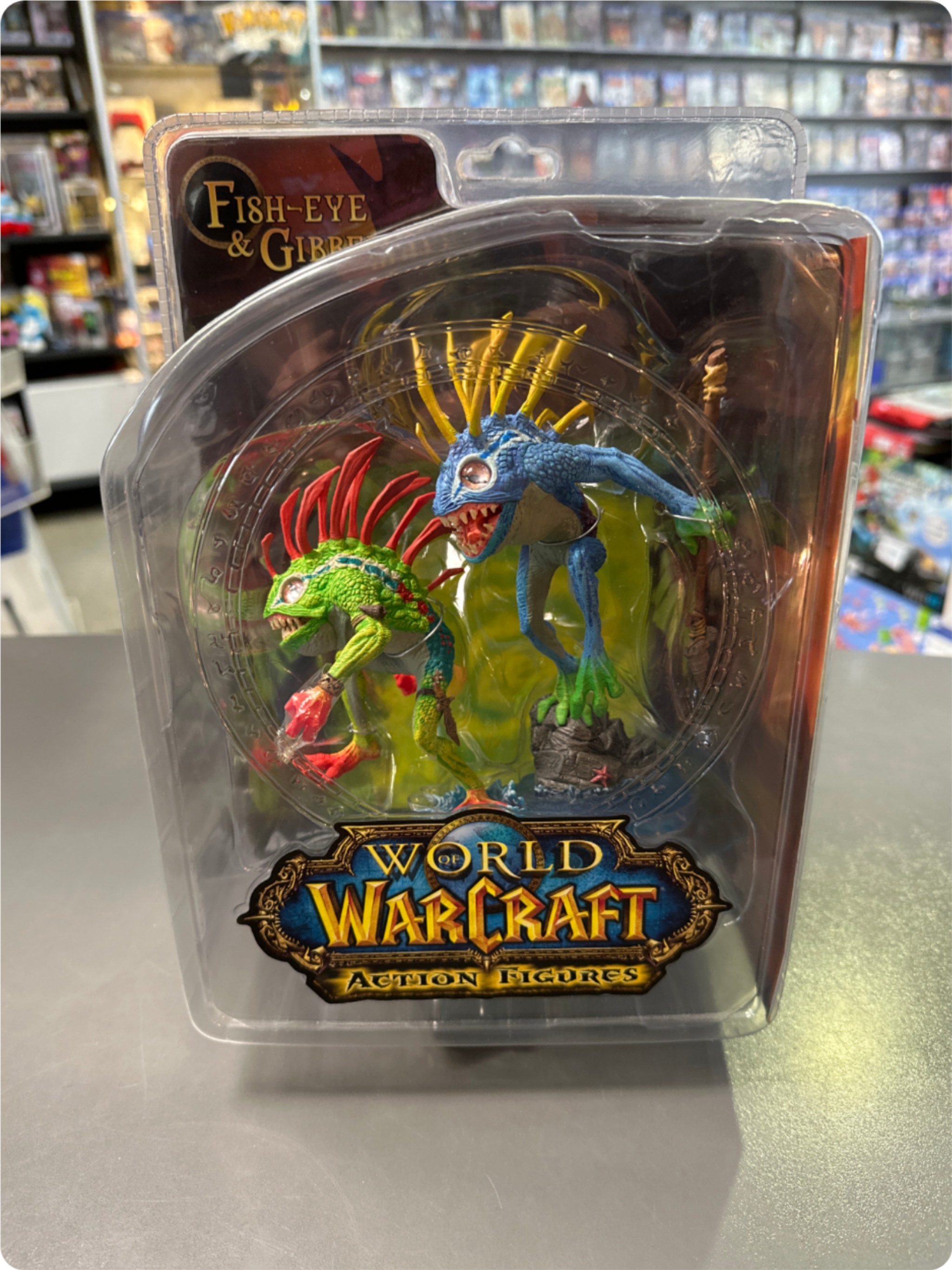 World of Warcraft Action Figur Murloc 2-Pack: Fish-Eye+Gibbergil (Serie IV)