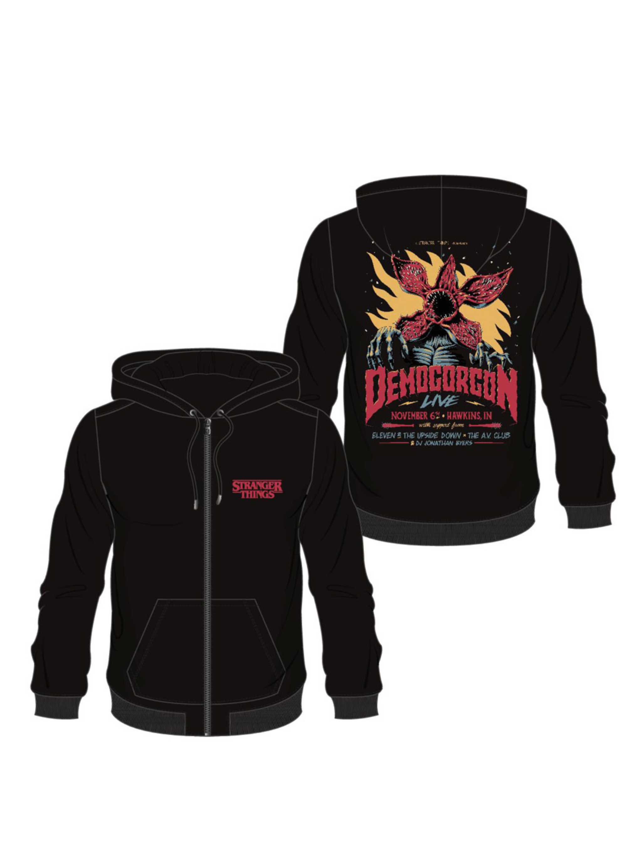 Stranger Things Kapuzenjacke Demogorgon