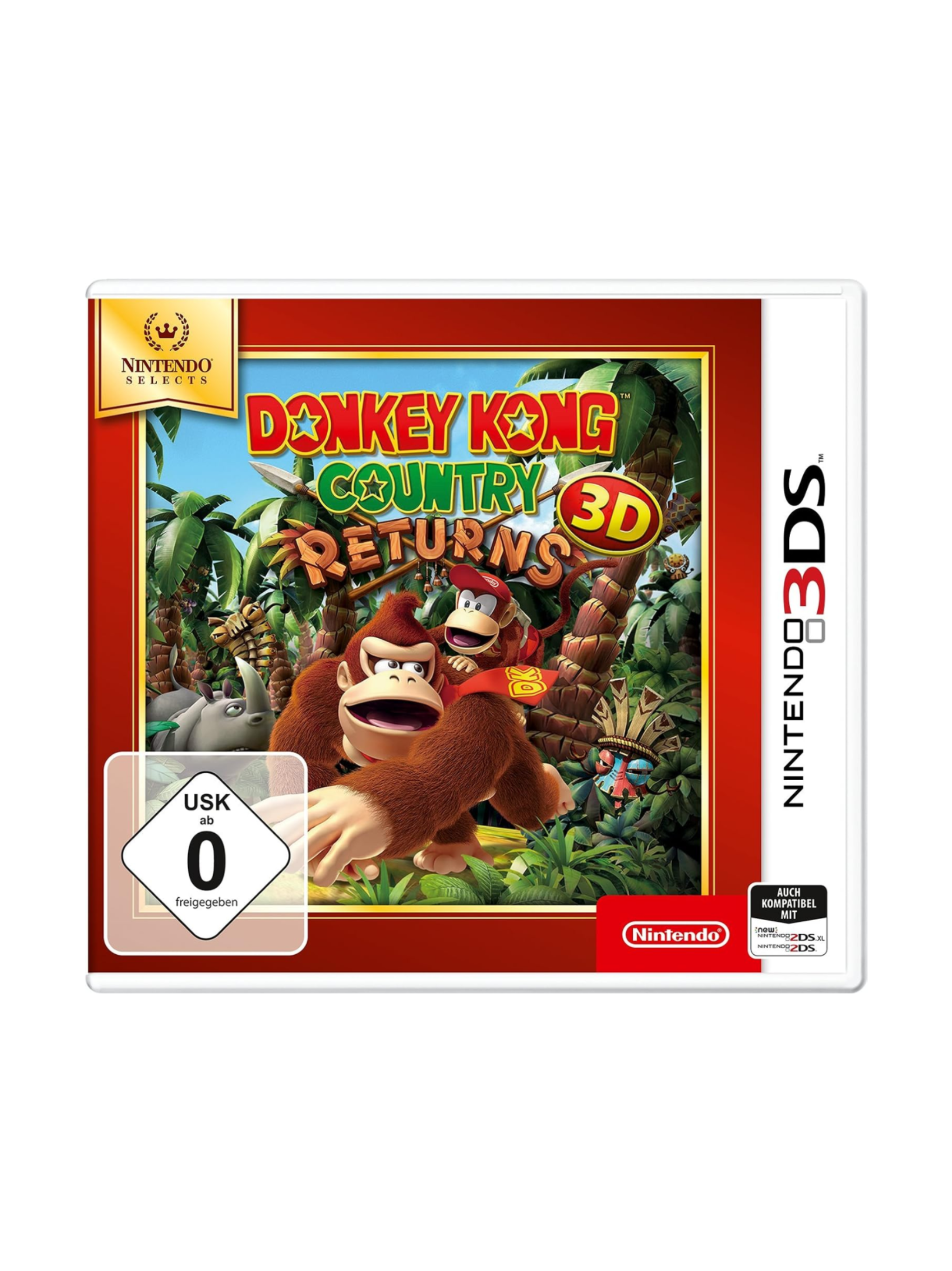 Donkey Kong Country Returns 3D - Nintendo Selects - 3DS