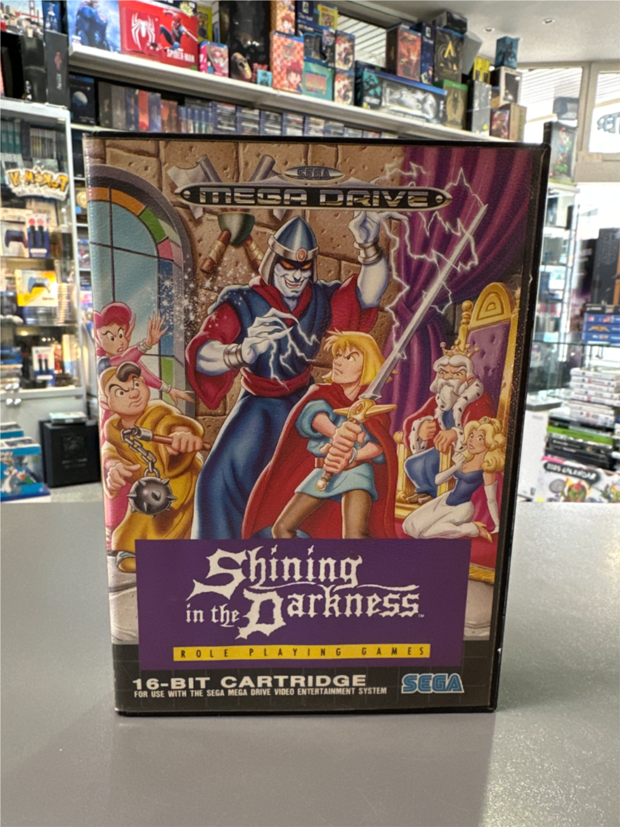 SEGA Mega Drive Spiel-Shining in the Darkness mit OVP guter Zustand*gebraucht