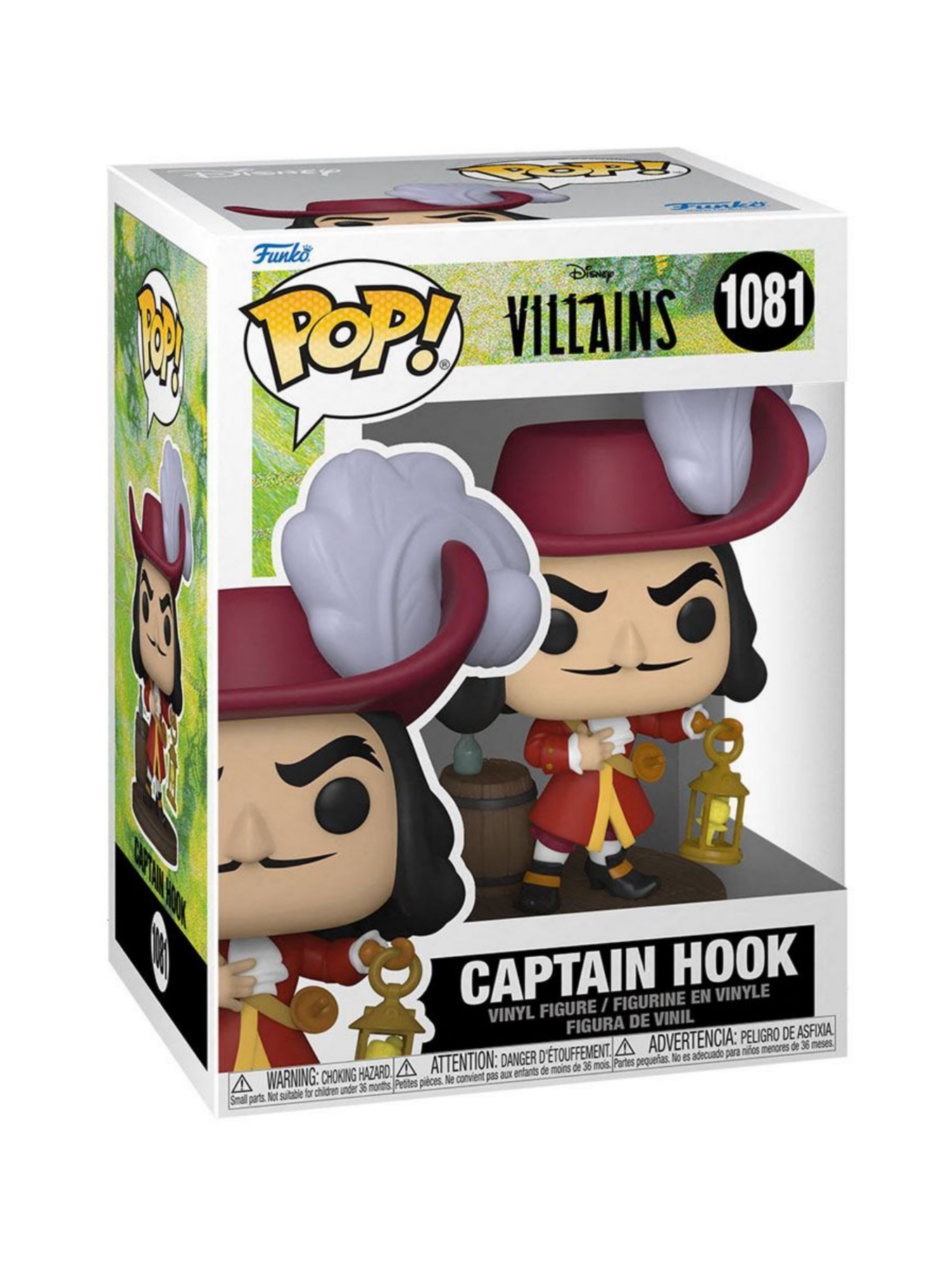 Disney: Villains POP! Disney Vinyl Figur Captain Hook 9 cm