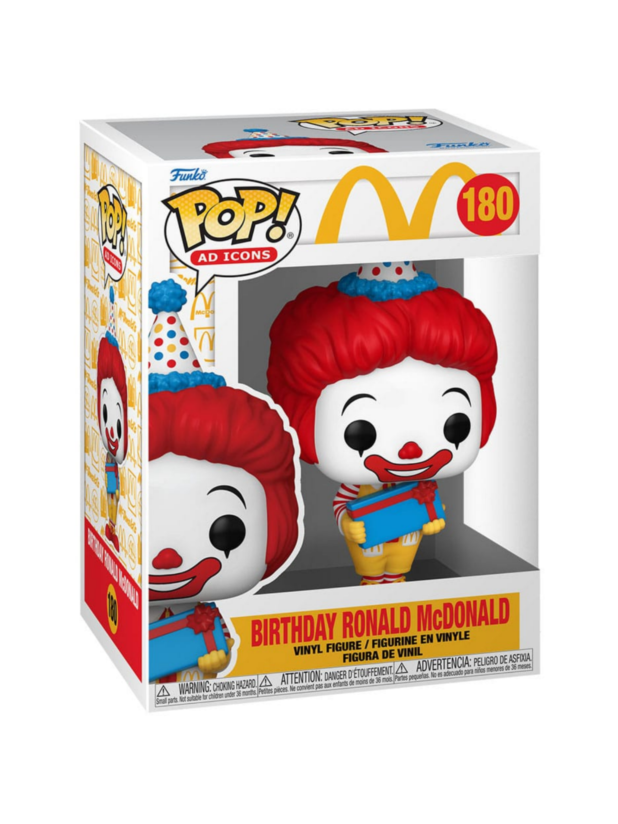 McDonalds POP! Ad Icons Vinyl Figur Birthday Ronald 9 cm