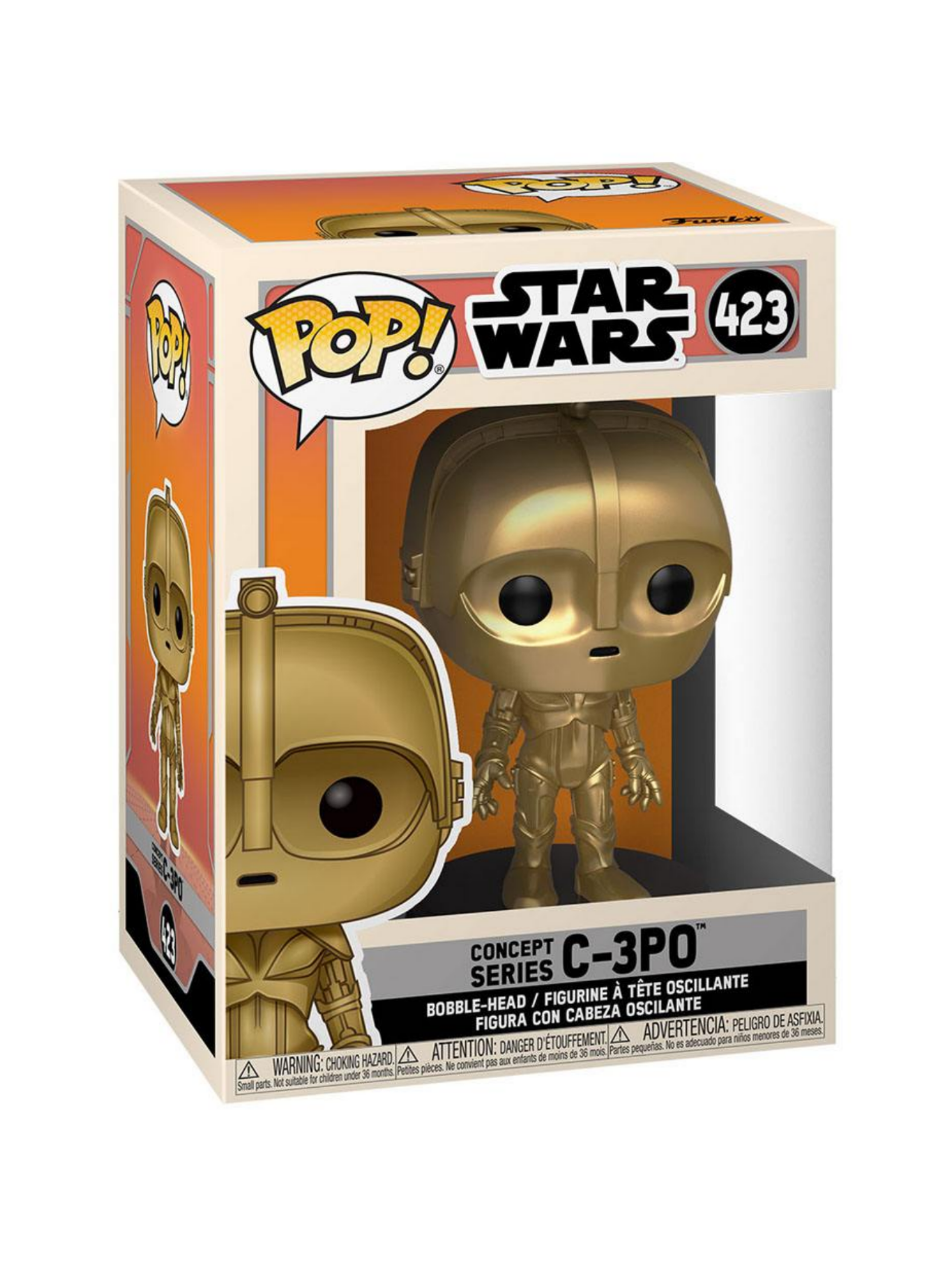 Star Wars Concept POP! Star Wars Vinyl Figur C-3PO 9 cm