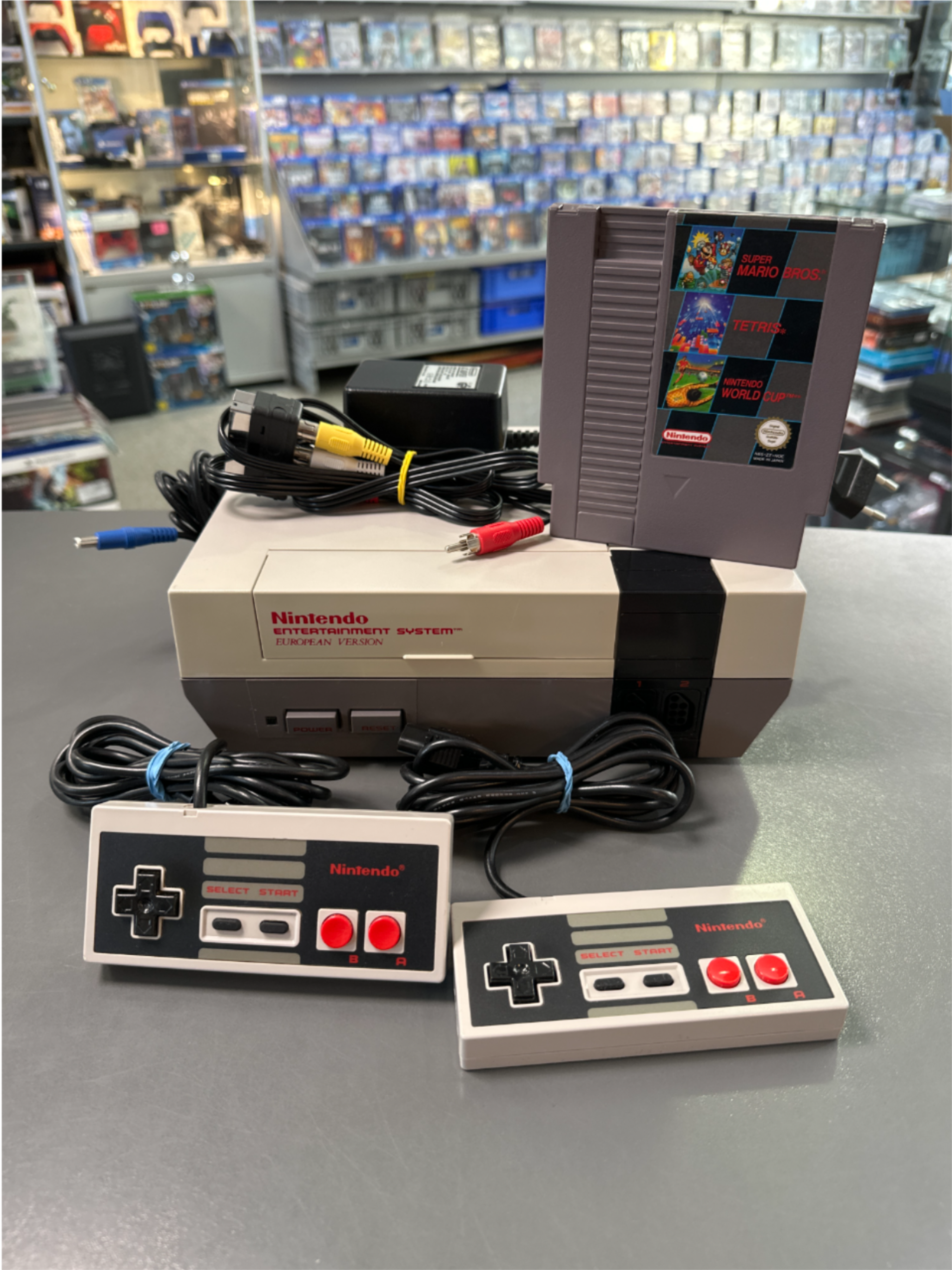 NES Nintendo Entertainment System Konsole + 3 Spiele *gebraucht