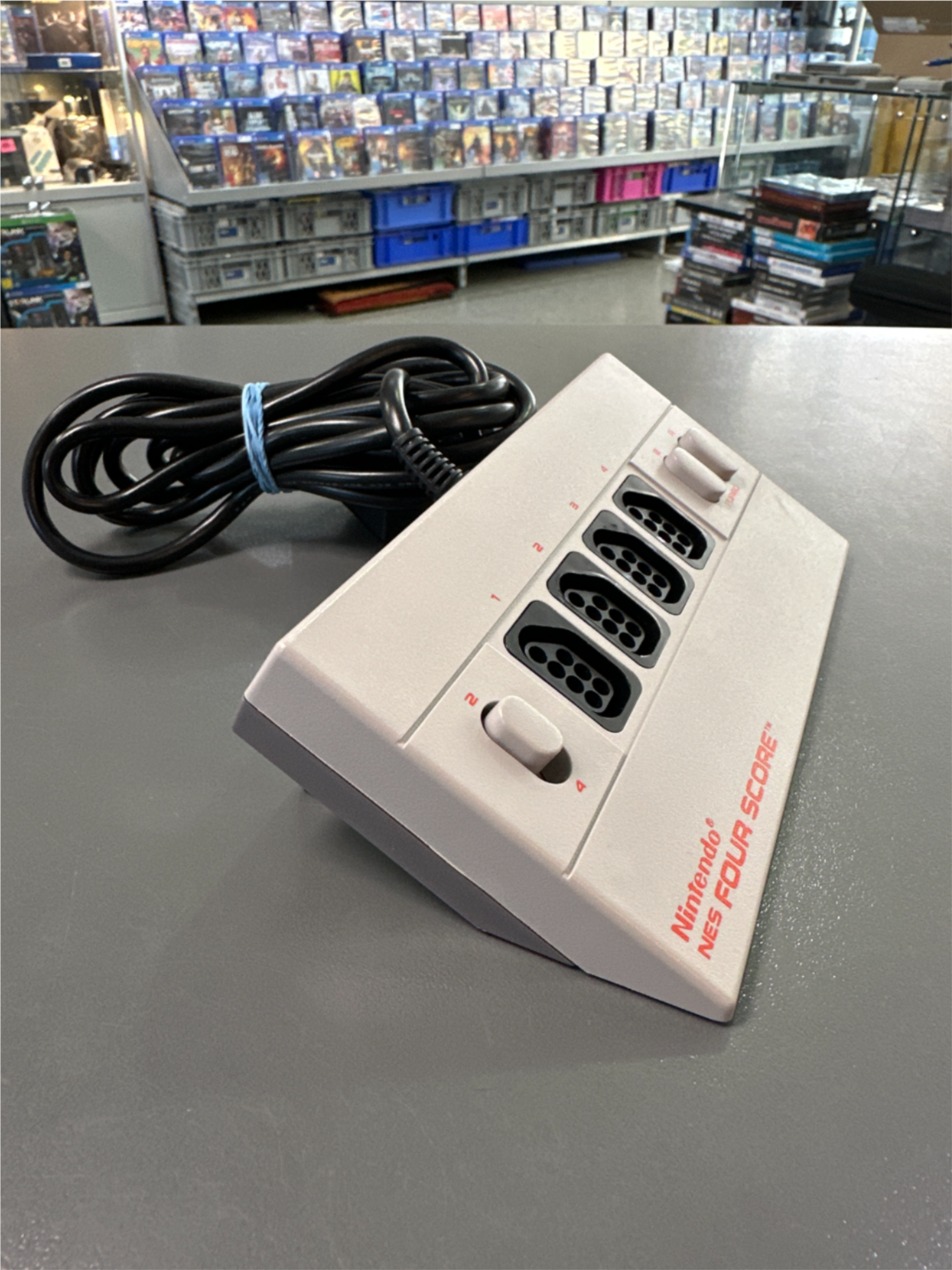 NES MultiTap 4 Spieler Controller Adapter-ORIGINAL Nintendo*gebraucht