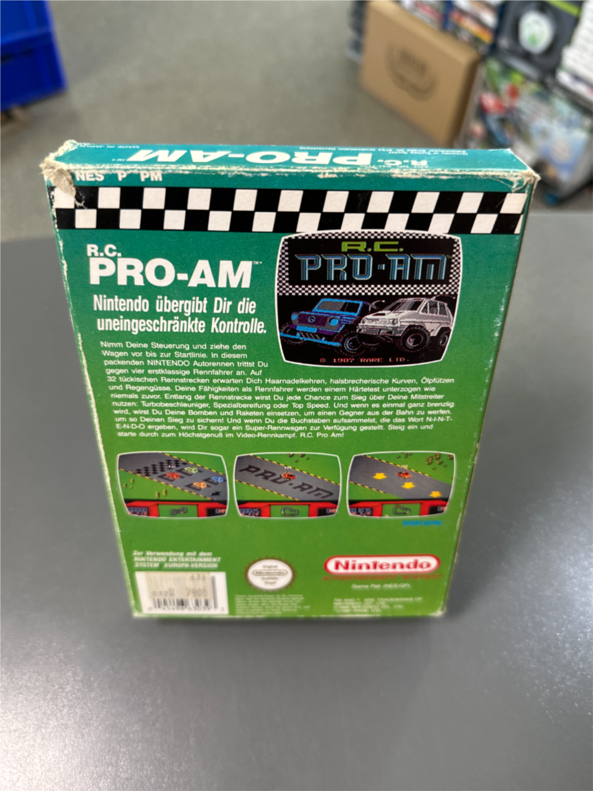 R.C. PRO-AM für NES *gebraucht