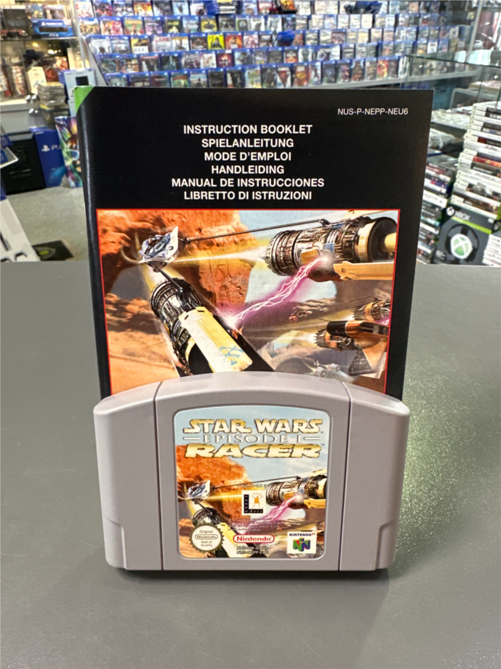 Star Wars Episode 1 Racer für N64*Modul mit Anleitung* gebraucht