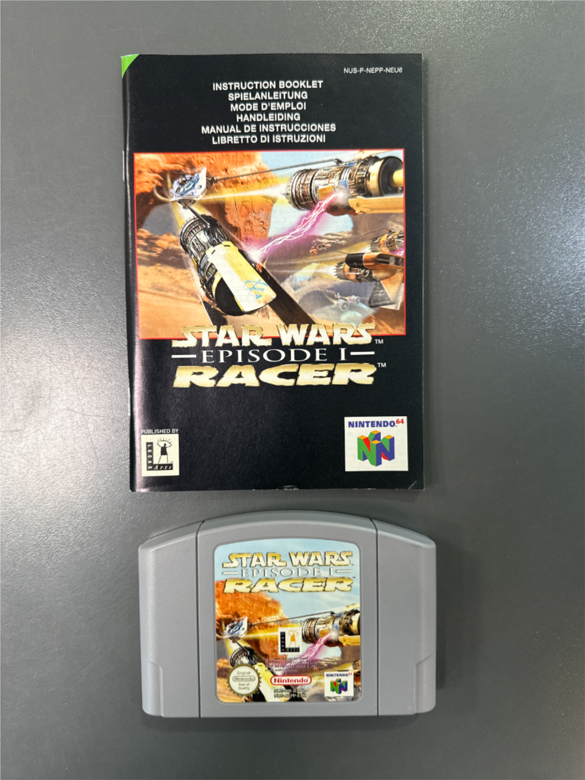 Star Wars Episode 1 Racer für N64*Modul mit Anleitung* gebraucht