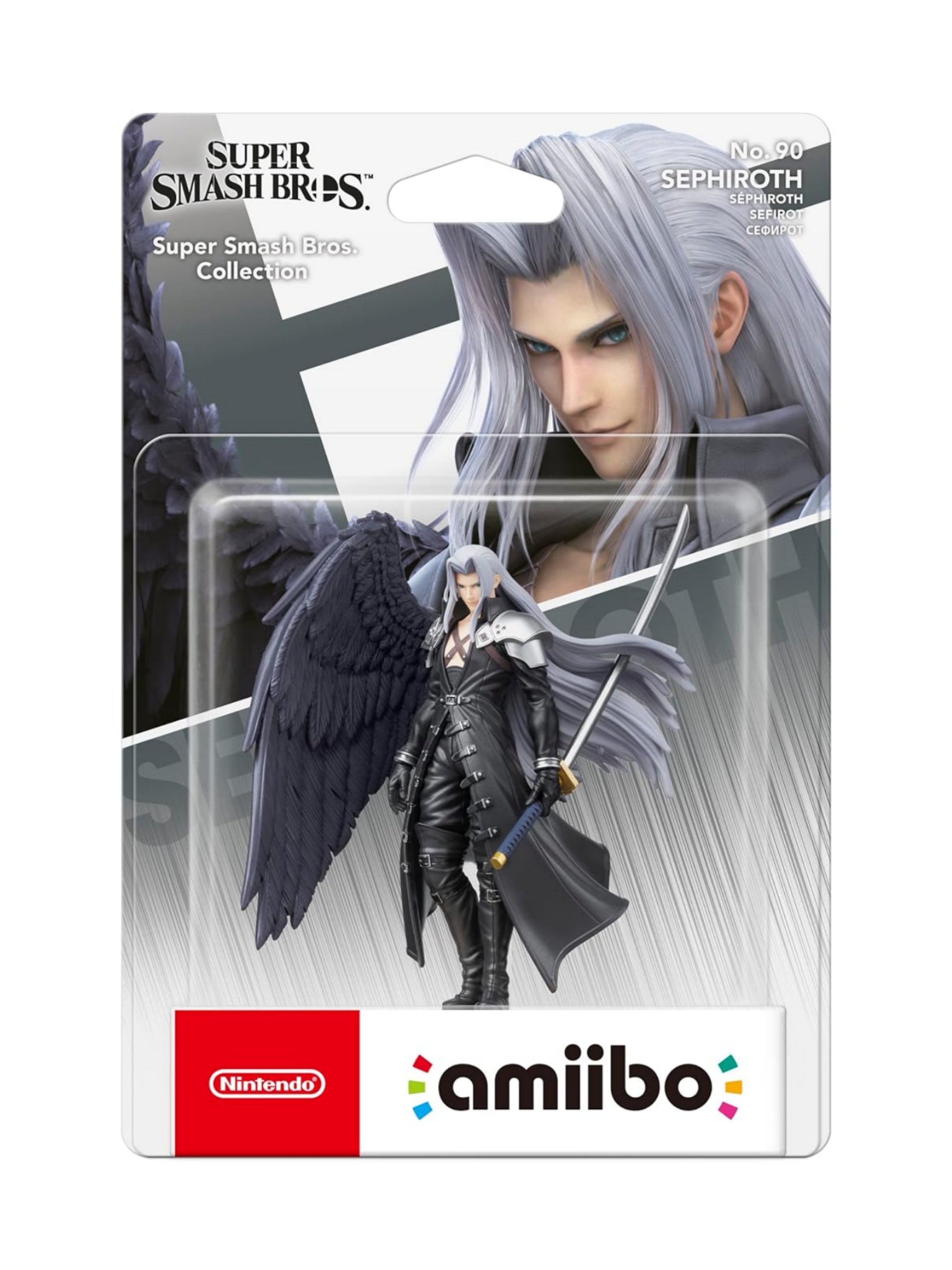 Amiibo Sephiroth No. 90 Super Smash Bros. Collection