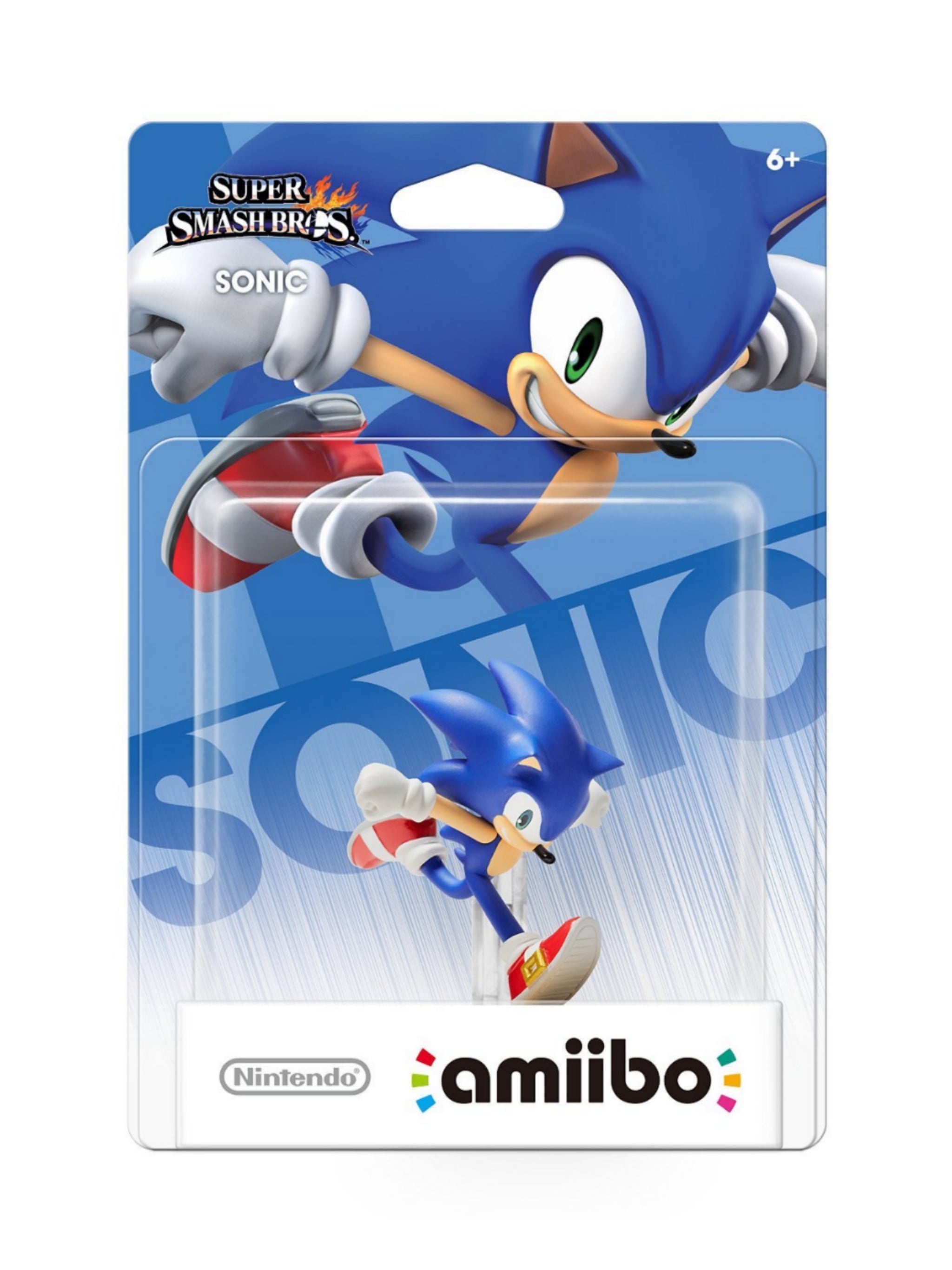 Amiibo Sonic The Hedgehog No. 26 Super Smash Bros. Collection (Beschädigte Verpackung)