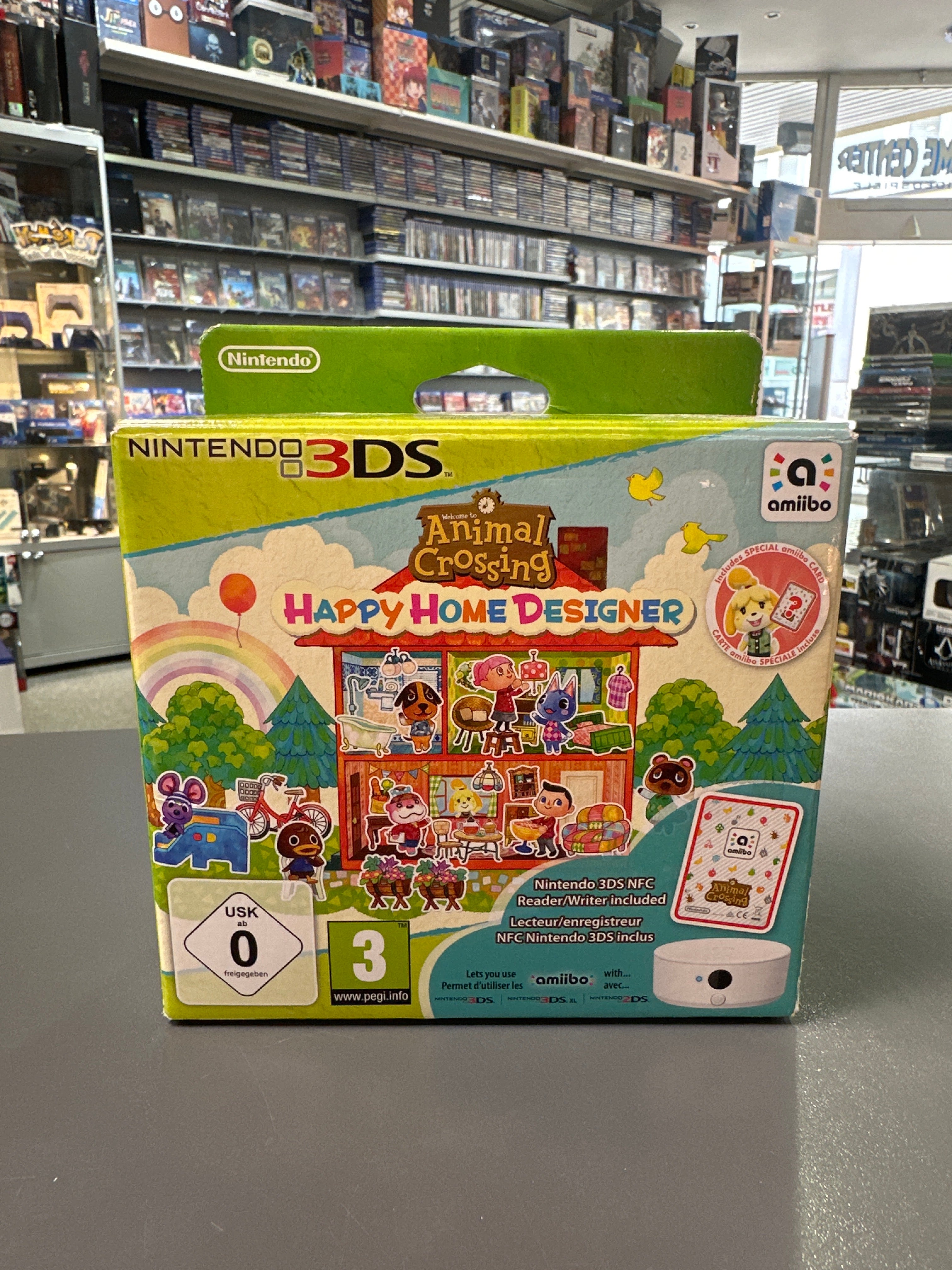 Animal Crossing: Happy Home Designer inkl. 3DS-NFC-Lese-/Schreibgerät - Nintendo 3DS