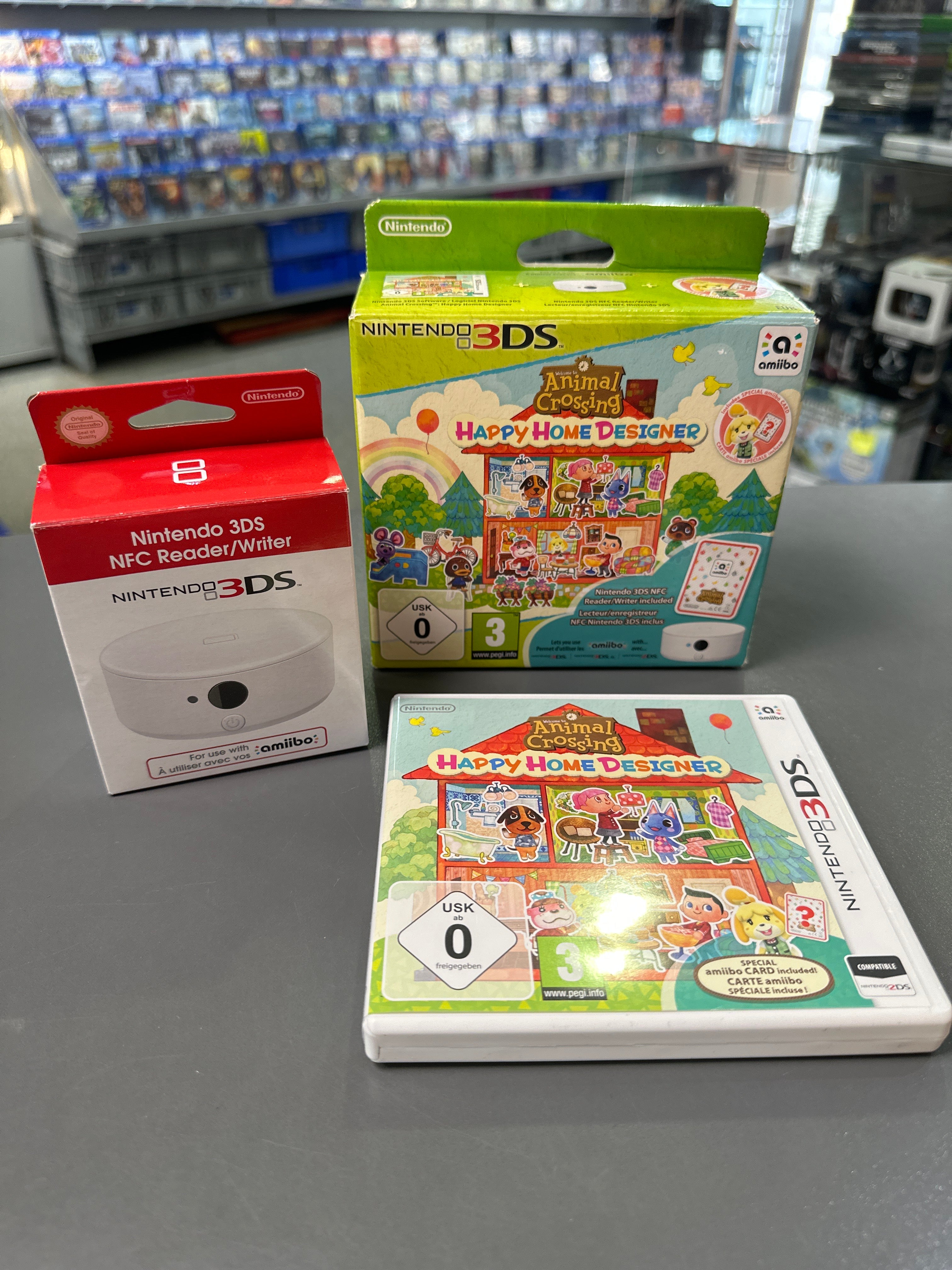 Animal Crossing: Happy Home Designer inkl. 3DS-NFC-Lese-/Schreibgerät - Nintendo 3DS