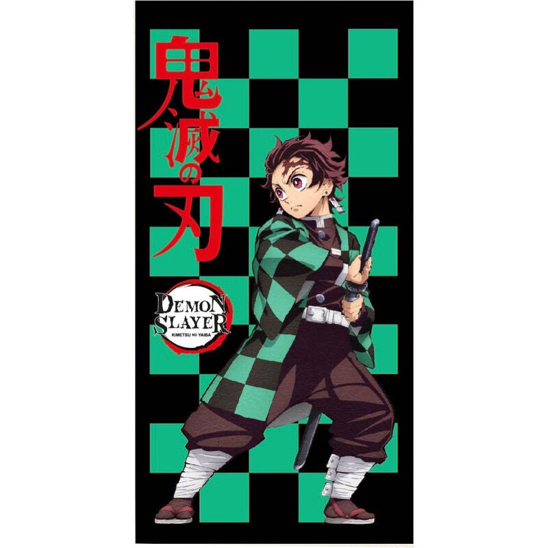 Demon Slayer Kimetsu no Yaiba Tanjiro Kamado Mikrofaser Handtuch beach towel