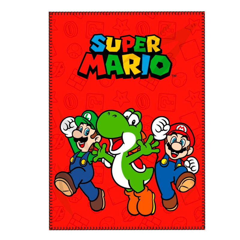 Super Mario Fleece Decke blanket