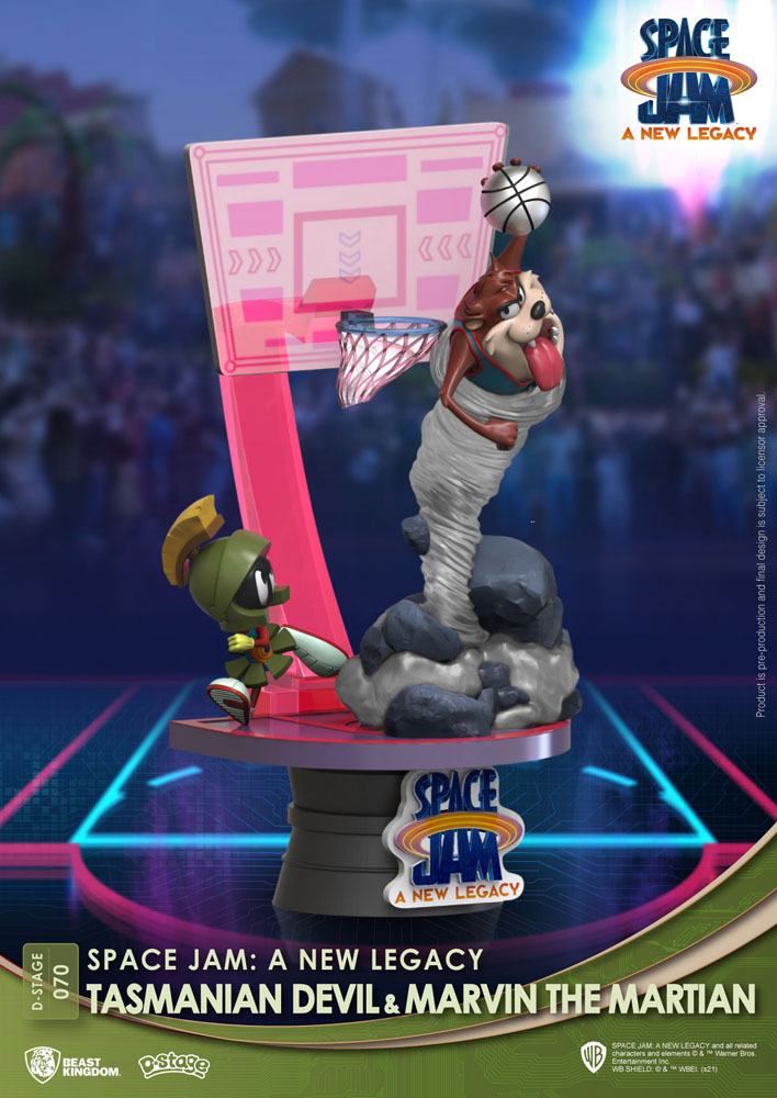 Space Jam: A New Legacy D-Stage PVC Diorama Tasmanian Devil & Marvin The Martian New Version 15 cm