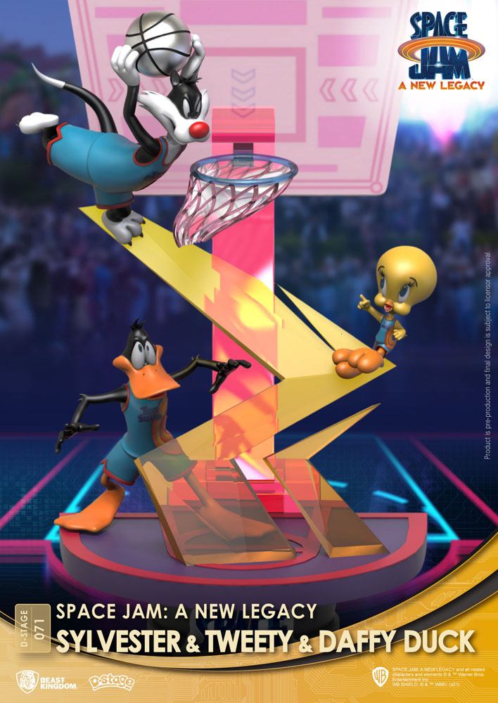 Space Jam: A New Legacy D-Stage PVC Diorama Sylvester & Tweety & Daffy Duck Standard Ver. 15 cm