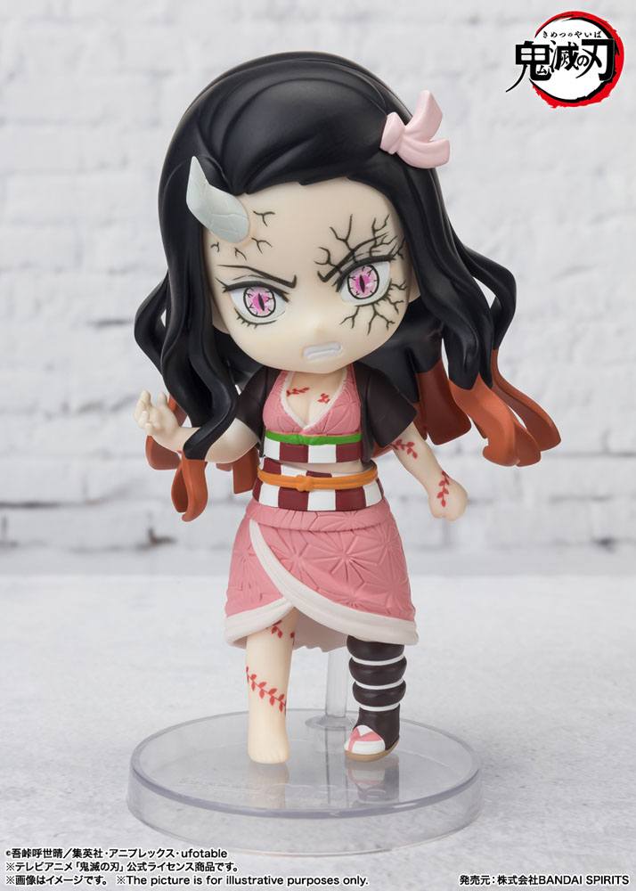 Demon Slayer: Kimetsu no Yaiba Figuarts mini Actionfigur Nezuko Kamado Demon Form Advancing Ver. 9 cm