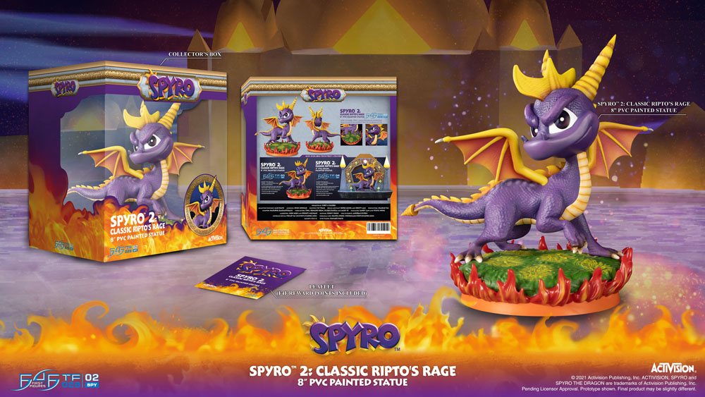 Spyro 2: Ripto's Rage PVC Statue Spyro 20 cm