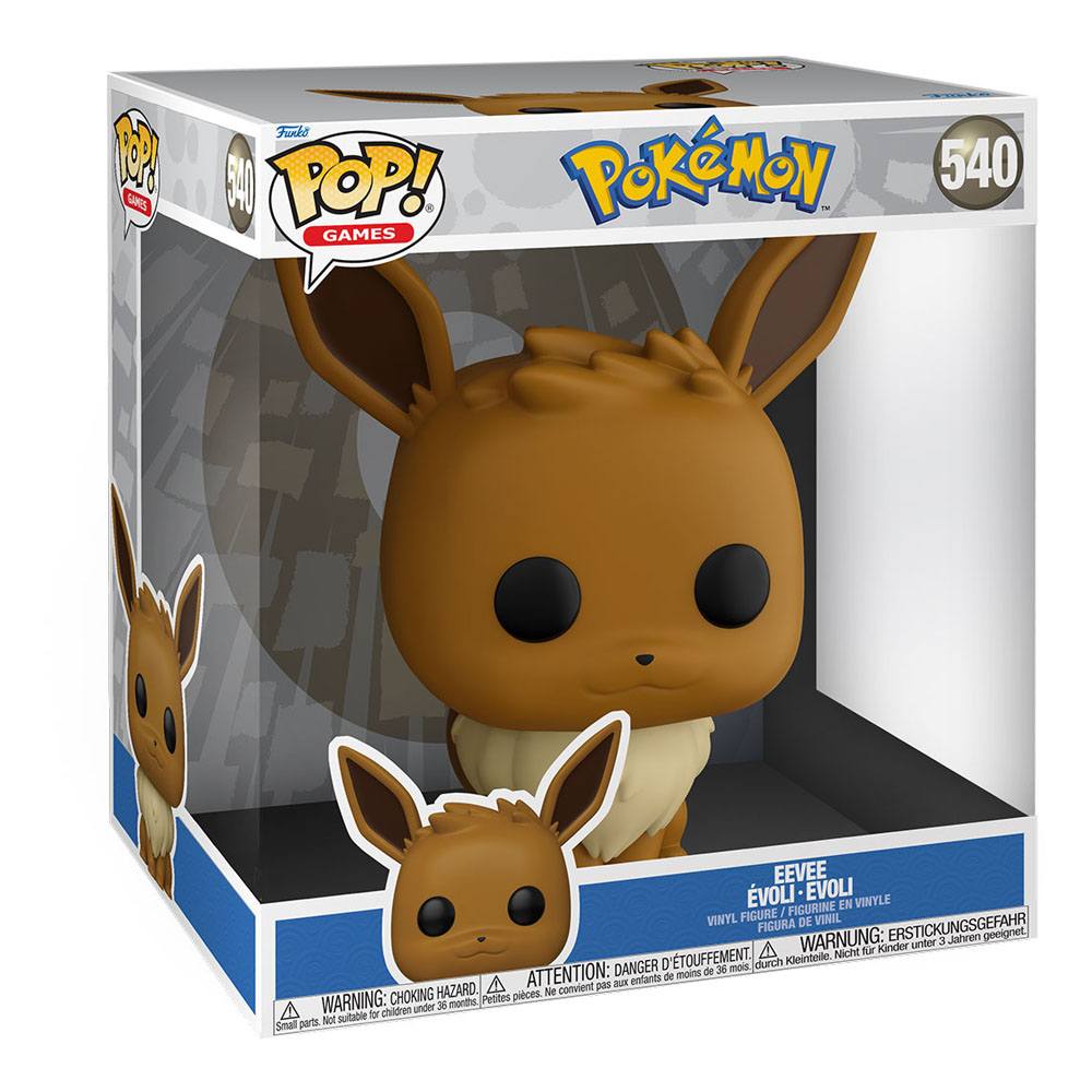 Pokemon Super Sized Jumbo POP! Vinyl Figur Eevee Evoli 25 cm