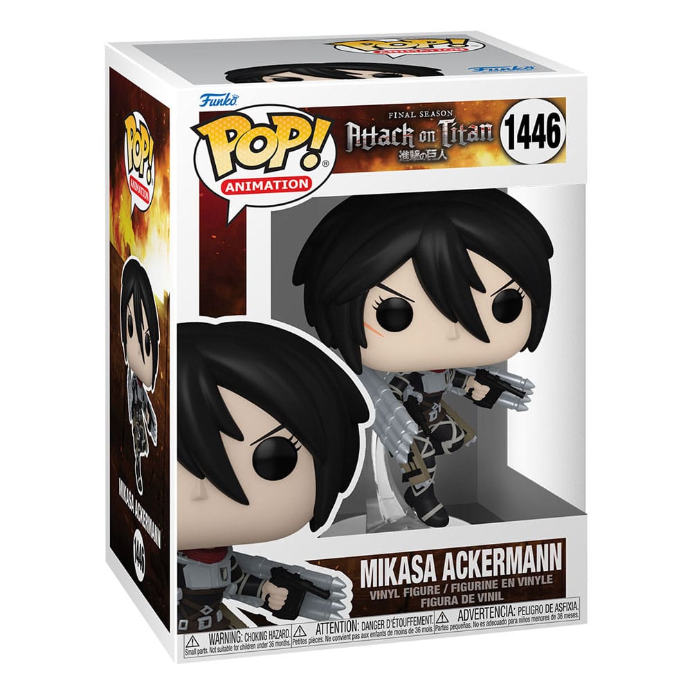 Attack on Titan POP! Animation Vinyl Figur Mikasa Ackerman 9 cm