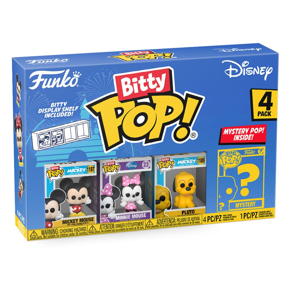 Disney Bitty POP! Vinyl Figuren 4er-Pack Mickey 2,5 cm