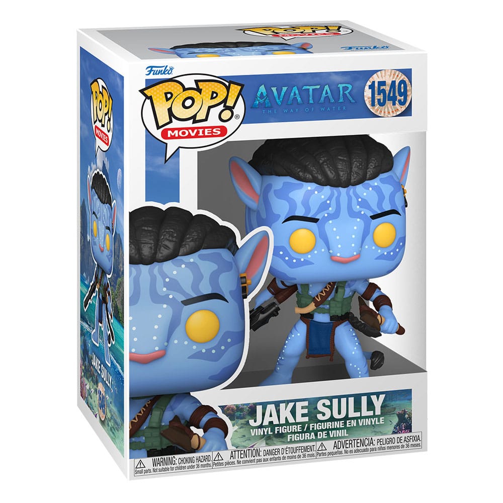 Avatar: The Way of Water POP! Movies Vinyl Figur Jake Sully (Battle) 9 cm